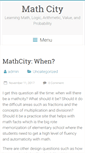 Mobile Screenshot of mathcity.com